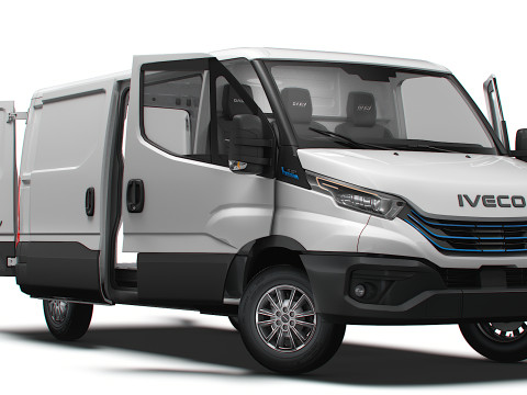 Iveco eDaily Van L2H1 HQ Interior 2024 3D Model