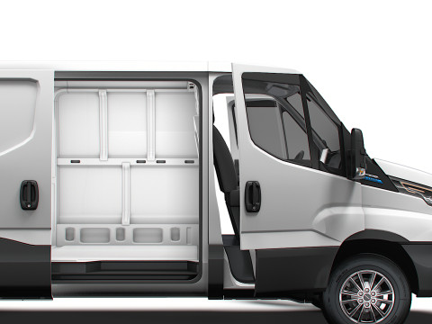 Iveco eDaily Van L2H1 HQ Interior 2024 3D Model