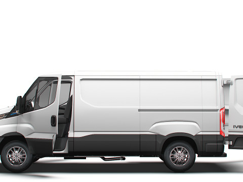 Iveco eDaily Van L2H1 HQ Interior 2024 3D Model