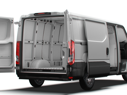 Iveco eDaily Van L2H1 HQ Interior 2024 3D Model