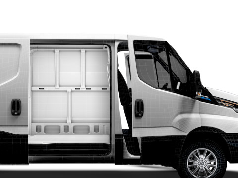 Iveco eDaily Van L2H1 HQ Interior 2024 3D Model