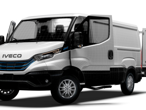 Iveco eDaily Van L2H1 HQ Interior 2024 3D Model
