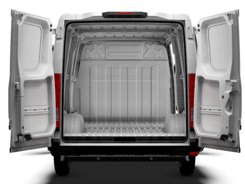 Iveco eDaily Van L2H1 HQ Interior 2024 3D Model