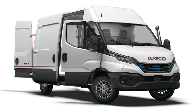 Iveco eDaily Van L2H2 HQ Interior 2024 Modèle 3D .c4d .max .obj .3ds .fbx .stl .blend 