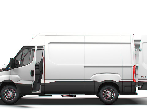 Iveco eDaily Van L2H2 HQ Interior 2024 Modèle 3D
