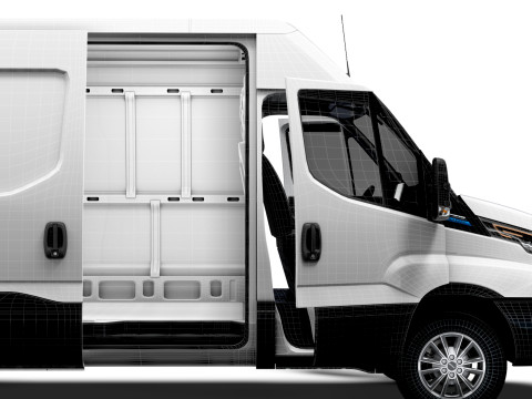 Iveco eDaily Van L2H2 HQ Interior 2024 Modèle 3D
