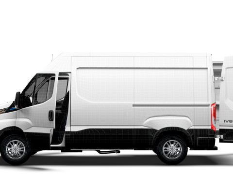 Iveco eDaily Van L2H2 HQ Interior 2024 Modèle 3D