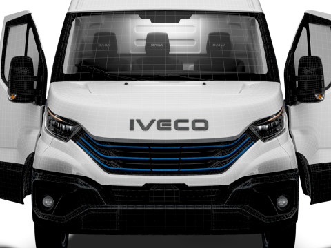 Iveco eDaily Van L2H2 HQ Interior 2024 Modèle 3D
