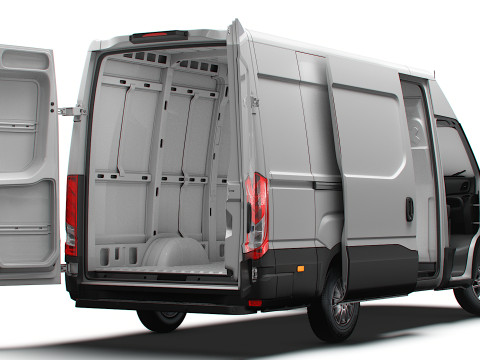 Iveco eDaily Van L3H2 HQ Interior 2024 3D Модель