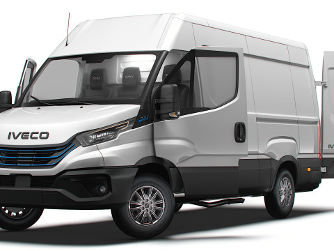 Iveco eDaily Van L3H2 HQ Interior 2024 3D Модель