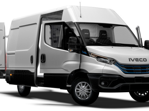 Iveco eDaily Van L3H2 HQ Interior 2024 3D Модель
