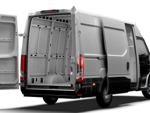 Iveco eDaily Van L3H2 HQ Interior 2024 3D Модель
