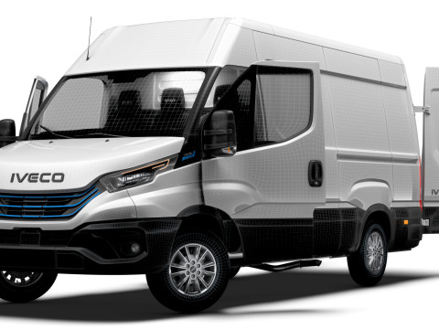Iveco eDaily Van L3H2 HQ Interior 2024 3D Модель