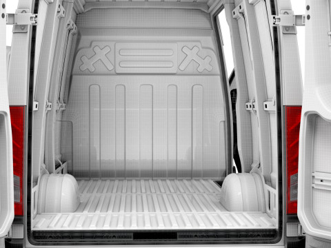 Iveco eDaily Van L3H2 HQ Interior 2024 3D Модель