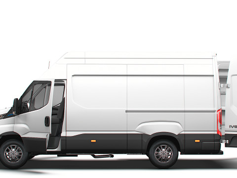 Iveco eDaily Van L3H3 HQ Interior 2024 3D Model