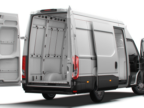 Iveco eDaily Van L3H3 HQ Interior 2024 3D Model