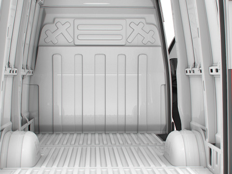 Iveco eDaily Van L3H3 HQ Interior 2024 3D Model