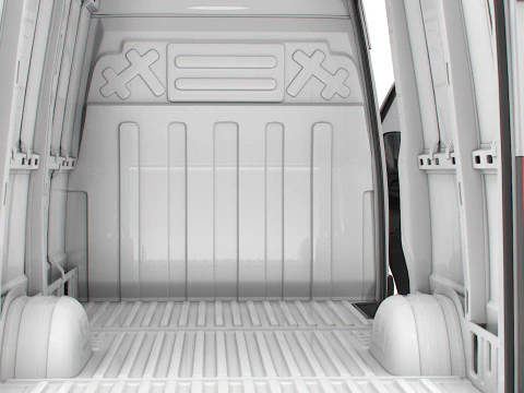 Iveco eDaily Van L3H3 HQ Interior 2024 3D Model