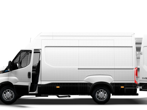 Iveco eDaily Van L3H3 HQ Interior 2024 3D Model