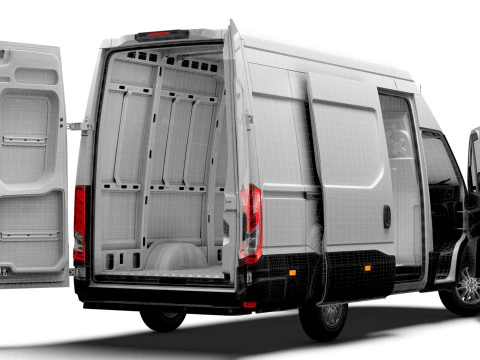 Iveco eDaily Van L3H3 HQ Interior 2024 3D Model