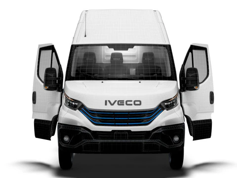 Iveco eDaily Van L3H3 HQ Interior 2024 3D Model