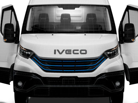 Iveco eDaily Van L3H3 HQ Interior 2024 3D Model