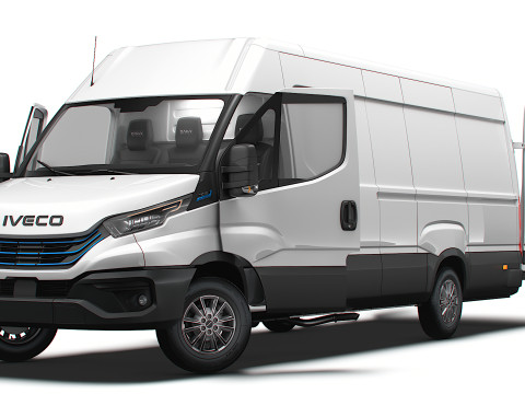 Iveco eDaily Van L4H2 HQ Interior 2024 3D मॉडल