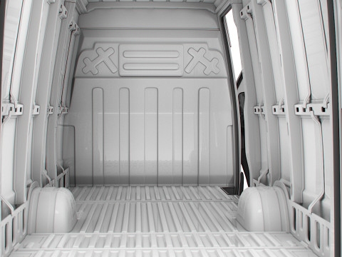 Iveco eDaily Van L4H2 HQ Interior 2024 3D मॉडल