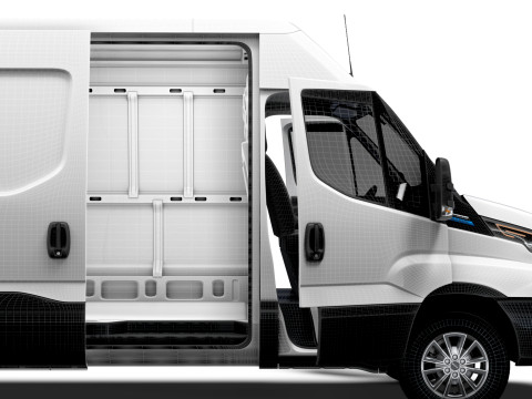 Iveco eDaily Van L4H2 HQ Interior 2024 3D मॉडल