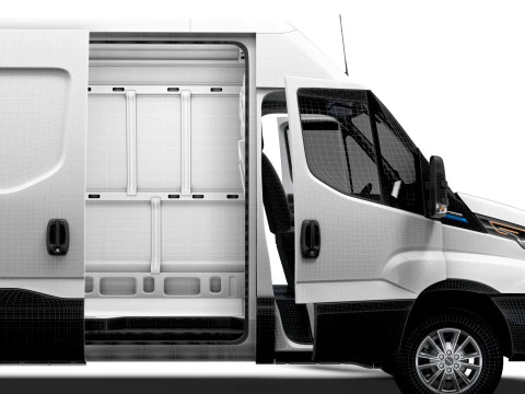 Iveco eDaily Van L4H2 HQ Interior 2024 3D Model