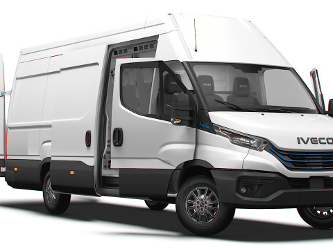 Iveco eDaily Van L4H3 HQ Interior 2024 3D Model