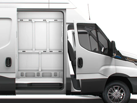 Iveco eDaily Van L4H3 HQ Interior 2024 3D Model