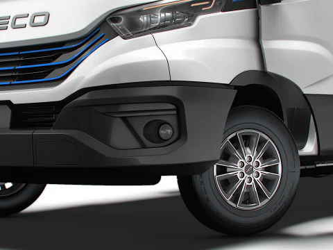 Iveco eDaily Van L4H3 HQ Interior 2024 3D Model