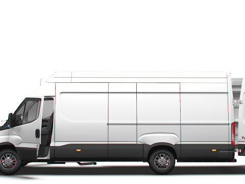 Iveco eDaily Van L4H3 HQ Interior 2024 3D Model
