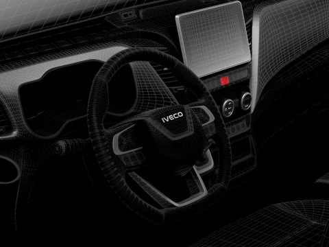 Iveco eDaily Van L4H3 HQ Interior 2024 3D Model