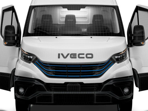 Iveco eDaily Van L4H3 HQ Interior 2024 3D Model
