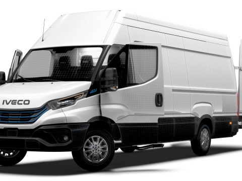 Iveco eDaily Van L4H3 HQ Interior 2024 3D Model