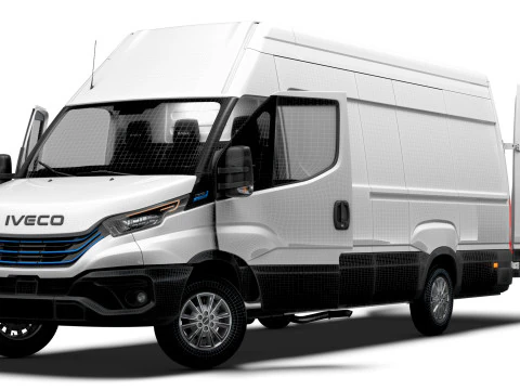 Iveco eDaily Van L4H3 HQ Interior 2024 3D Model