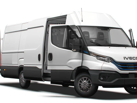 Iveco eDaily Van L5H2 HQ Interior 2024 Modelo 3D
