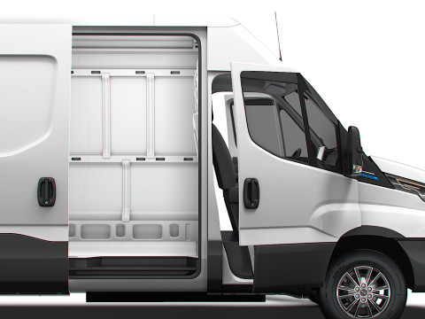 Iveco eDaily Van L5H2 HQ Interior 2024 Modelo 3D