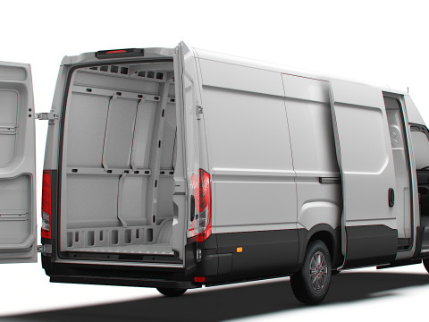 Iveco eDaily Van L5H2 HQ Interior 2024 Modelo 3D