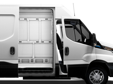 Iveco eDaily Van L5H2 HQ Interior 2024 Modelo 3D