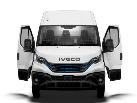 Iveco eDaily Van L5H2 HQ Interior 2024 Modelo 3D