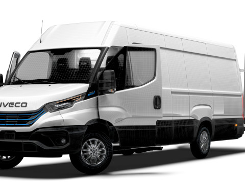Iveco eDaily Van L5H2 HQ Interior 2024 Modelo 3D