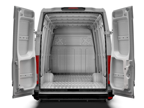 Iveco eDaily Van L5H2 HQ Interior 2024 Modelo 3D