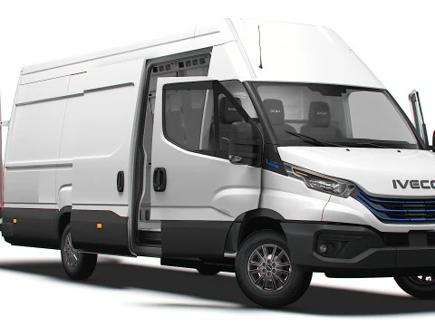 Iveco eDaily Van L5H3 HQ Interior 2024 Modelo 3D
