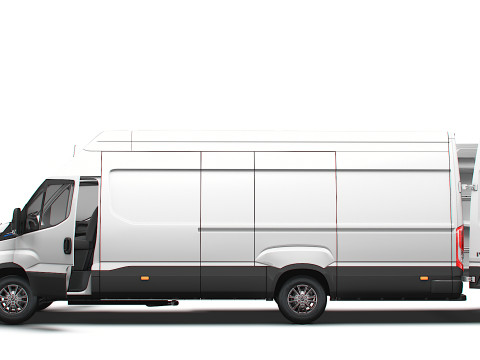 Iveco eDaily Van L5H3 HQ Interior 2024 3D 모델