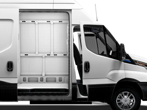 Iveco eDaily Van L5H3 HQ Interior 2024 3D Model