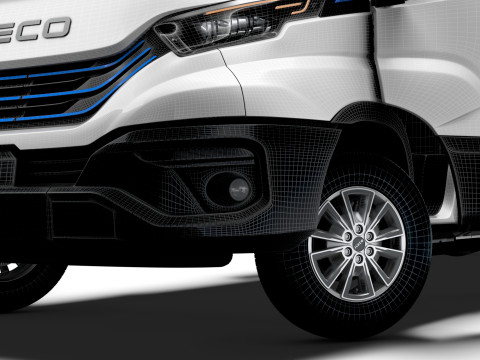 Iveco eDaily Van L5H3 HQ Interior 2024 3D 모델