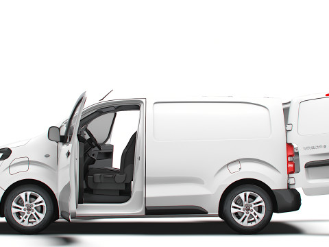Opel Vivaro Electric Van L1 HQ Interior 2024 3D Model